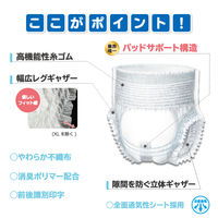 【大人用おむつ/パンツ】王子ネピア ネピアテンダー はくだけフィットパンツXLサイズ 1箱(104枚：26枚入×4パック)