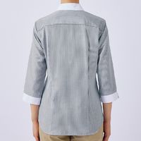 住商モンブランシャツ　レディス　７分袖　ブルーSS500-22  11号1着（直送品）