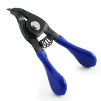 ビッグマン ミニ スナップリングプライヤー 軸用 曲爪 BSB12 1個（直送品）