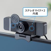 サンワサプライ 明るさ調整機能付きWEBカメラ CMS-V68BK 1個