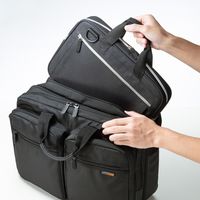 サンワサプライ 取っ手付きPCインナーバッグ(11.6インチワイド・ブラック) BAG-SCL11BKN 1個