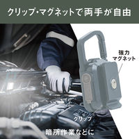 ムサシ 充電式フラッシュライト6W GB COB-WL006GB 1個