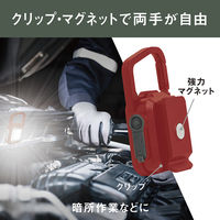 ムサシ 充電式フラッシュライト6W R COB-WL007R 1個