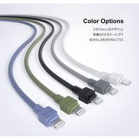 デジフォース DF D0076NB Cライトニング 2m ネイビーブルー 1本（直送品）