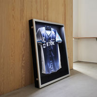 アルナ LEDユニフォームケース Mサイズ (フレーム:シルバー 布:ベージュ) UVアクリル 077281 1台（直送品）