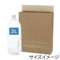 シモジマ HEIKO 宅配袋（紙製） 撥水加工 茶 S 封かんシール付 1パック（25枚入） 004192211