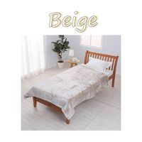 西川 洗えるボリューム毛布 吸湿発熱 ムレにくい まるでウールのようなやわらかタッチ シングル ベージュ FQ02010401 1枚（直送品）