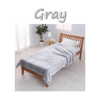 西川 洗えるボリューム毛布 吸湿発熱 ムレにくい まるでウールのようなやわらかタッチ シングル グレー FQ02010401 1枚（直送品）