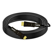 HDMIケーブル 30m 4K コネクタ脱着型 光ファイバー 極細 直径4.5mm VV-HDMI300AAD-AOC-B 1本