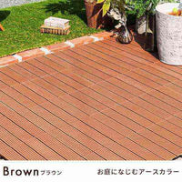 三栄コーポレーション 人工木ウッドパネル ウッドタイル 128枚セット スパイラル/グレー A1--WTL128SPRGY_AS（直送品）