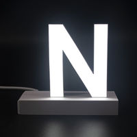 アクリサンデー ａｂｃＭＩＸ　マグネット連結文字　ＨＡ７５シリーズ　アルファベット大文字　【Ｎ】 111954 1個（直送品）