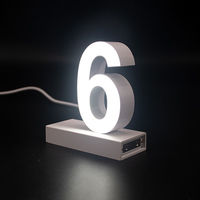 アクリサンデー ａｂｃＭＩＸ　マグネット連結文字　ＨＡ７５シリーズ　数字　【６】 111973 1個（直送品）