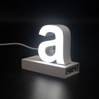 アクリサンデー ａｂｃＭＩＸ　マグネット連結文字　ＨＡ７５シリーズ　アルファベット小文字　【ａ】 111977 1個（直送品）