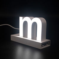 アクリサンデー ａｂｃＭＩＸ　マグネット連結文字　ＨＡ７５シリーズ　アルファベット小文字　【ｍ】 111987 1個（直送品）