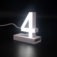 アクリサンデー ａｂｃＭＩＸ　マグネット連結文字　ＨＡ１００シリーズ　数字　【４】 112035 1個（直送品）