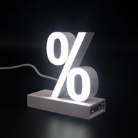 アクリサンデー ａｂｃＭＩＸ　マグネット連結文字　ＨＡ１００シリーズ　記号　【％】 112064 1個（直送品）