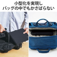 パソコンケース 11インチ 衝撃吸収 スリム ファスナー式 ブラック インナーバッグ PCバッグ 1個 エレコム