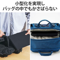 パソコンケース 12インチ 衝撃吸収 スリム ファスナー式 ブラック インナーバッグ PCバッグ BM-IBTHF02BK エレコム 1個