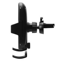 PGA 車載用 ワイヤレス充電ホルダー エアコンルーバー用クリップタイプ ブラック PG-CWCHA01BK 1個（直送品）