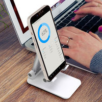 PGA スマートフォン用 スタンド ホワイト PG-STD02WH 1個（直送品）