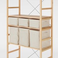 無印良品 ポリエステル麻 ソフトボックス 長方形 大 約幅37×奥行26×高さ34cm 1セット（2個） 良品計画