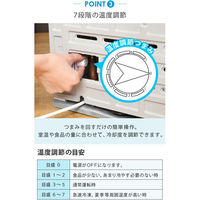 イー・エム・エー 32L 1ドア電子冷凍庫 冷庫さん Freezer ホワイト SR-F3202W 1個