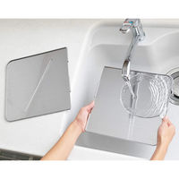 【ワゴンセール】ヨシカワ オールステンレス使うときだけ!コンロガード 2面タイプ 1510241 1個