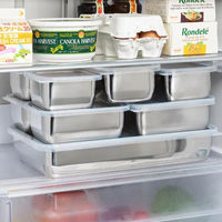 ヨシカワ おかずストッカー スリム 1214894 1セット(3個)（直送品）