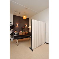 プラチナ万年筆 アコーデオンスクリーン　H1650　ベージュ（ブロンズ柱） ADS-N016-A2 1台（直送品）