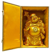 みはし 金色布袋像 FRP製 化粧箱付き Mサイズ 高さ33cm NZA002M 1個（直送品）