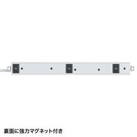 延長コード 電源タップ 5m 3P（ピン） 6個口 スイッチ ホワイト TAP-BR36LN-5 サンワサプライ 1個（直送品）