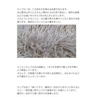 万立 らくらくモップ替糸（青）45cm 106502 1箱（10枚）（直送品）