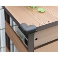 YAMAZEN エアコン室外機カバー 人工木 国内最大級のエアコン室外機(29畳用)にも設置可能 MWAC-110(NA) 1台