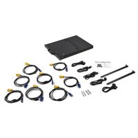 【アウトレット】KVMコンソール 8ポート KVMスイッチ内蔵 17インチ サーバーラックコンソール RKCONS1708K 1個