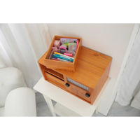 オスマック プーさんの引出し付き引き戸小物収納庫 PHK-4025LB 1個（直送品）