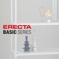 【軒先渡し】エレクター　ベーシックシリーズ　ウッドシェルフ棚用　幅1200×奥行600mmホワイト枠・ホワイト B2448MWHW1 1枚（直送品）