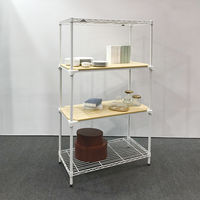 【軒先渡し】エレクター　ベーシックシリーズ　ポール　高さ700mm ホワイト B28PW2　1組2本（直送品）