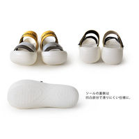 リゲッタ リゲッタカヌー ホークス メンズ モノクロ×イエロー LL BCBF5137SH-MON×YEL-LL 1足　サンダル（直送品）