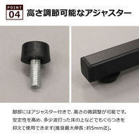 エイ・アイ・エス バルネ サイドテーブル 幅340×奥行340×高さ550mm ブラウン BRN-09ST BR 1台（直送品）