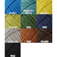 原ウール Knitworm Acrylo L 白 10506uv10591 1セット(5玉)