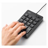 サンワサプライ 抗菌テンキー NT-25UBK 1個（直送品）