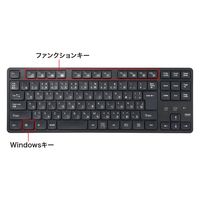 サンワサプライ ワイヤレスキーボード 無線 静音 うす型メンブレン マウスセット テンキーなし ブラック SKB-WL38SETBK 1個