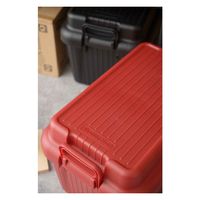 SANKA 収納ボックス 座れる 幅59×奥行39×高さ38cm ベリアスボード M 日本製 レッド 302295 1個（直送品）
