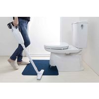 サンコー トイレマット 吸着 おくだけ吸着ズレな~いトイレマット 55×60cm ネイビー 320212 1個