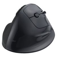 ナカバヤシ 高速スク無線エルゴ5ボタンマウスブラック MUS-RKF176BK 1個