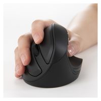 ナカバヤシ 無線静音5ボタンエルゴノミクスマウスブラック MUS-RKF179BK 1個（直送品）