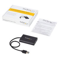 USB-A - DisplayPort 変換アダプタ 2画面 USB32DP24K60 1個 Startech.com