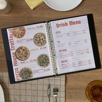 レイメイ藤井 ビジネススリムバインダー A4 30穴 ブラック QE1126B 1セット（3冊）