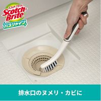 スリーエム(3M) スコッチブライト バスシャイン すきまブラシ お風呂掃除 抗菌 目地 壁 すきま B-511J  (1個入)