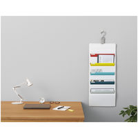 コクヨ さっと出し入れできる壁掛けポケット 書類用 5ポケット・マルチカラー フ-KPM50-3 1冊